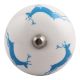 Turquoise Running Rein Deer Pattern Ceramic Wine Stopper